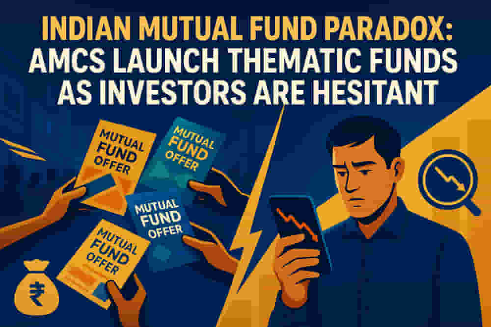 Indian Mutual Funds Paradox: Why AMCs Push Thematic Funds While Investors Turn Cautious?