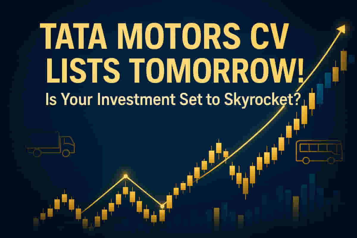 టాటా మోటార్స్ యొక్క అతిపెద్ద కదలిక! సివి వ్యాపారం రేపు లిస్ట్ అవుతోంది – మీ పెట్టుబడి రాకెట్ అవ్వనుందా? 🚀