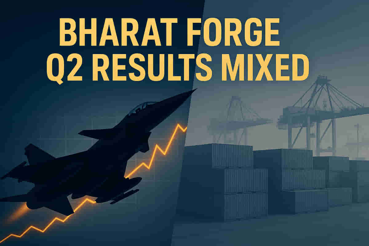 ભારત ફોર્જ Q2 શોક: સંરક્ષણ ક્ષેત્રનો બૂમ નિકાસની સમસ્યાઓને ઢાંકી રહ્યો છે! શું રિકવરી આવી રહી છે?