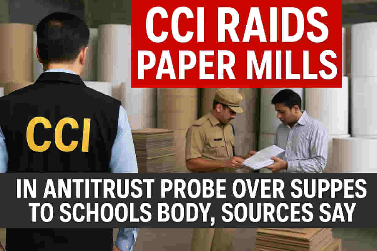 ਵੱਡਾ ਉਲਟਫੇਰ! ਕਾਗਜ਼ ਕੰਪਨੀਆਂ 'ਤੇ ਐਂਟੀਟਰੱਸਟ ਛਾਪੇਮਾਰੀ - ਕੀ ਪਾਠ ਪੁਸਤਕਾਂ ਦੀਆਂ ਕੀਮਤਾਂ ਗੁਪਤ ਤੌਰ 'ਤੇ ਤੈਅ ਕੀਤੀਆਂ ਜਾ ਰਹੀਆਂ ਹਨ?